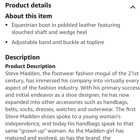 Steve Madden |  "Intyce" Cognac Leather Boots - Picture 12 of 13